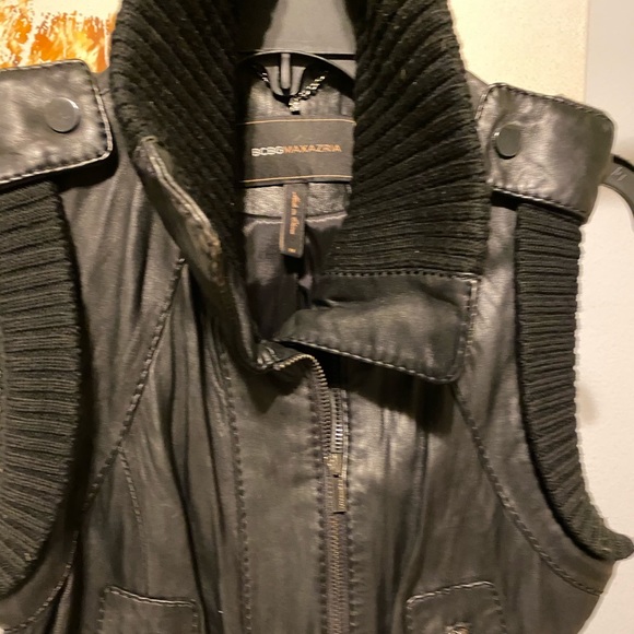 BCBG MaxAzria Leather Vest - Picture 3 of 6